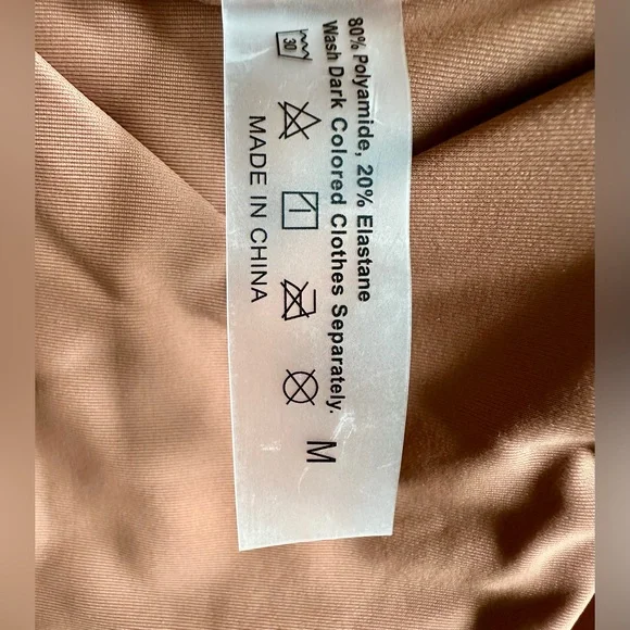 SHEIN NUDE BROWN BIKINI SET - SIZE M - Picture 5 of 5